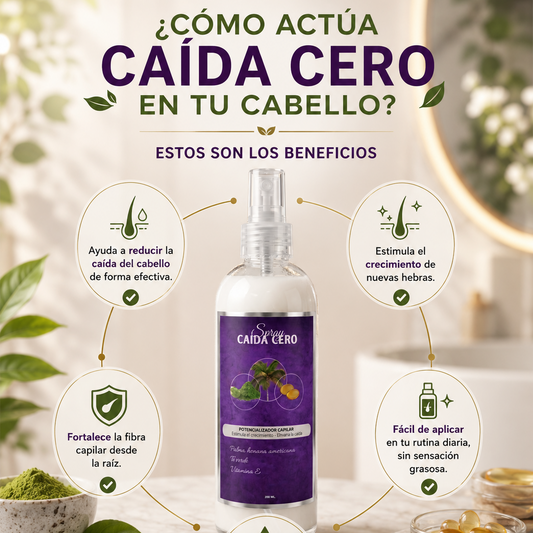 SPRAY CAÍDA CERO (POTENCIALIZADOR CAPILAR)